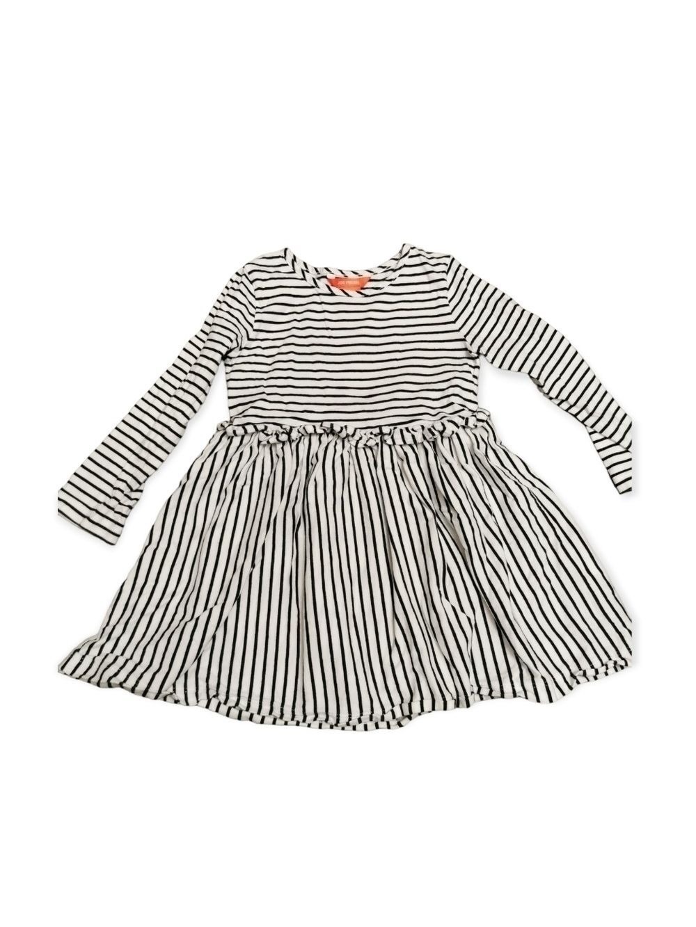 3/ $15 Joe Fresh long sleeves black and white stripe dress
